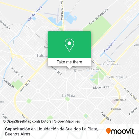 Capacitación en Liquidación de Sueldos La Plata map