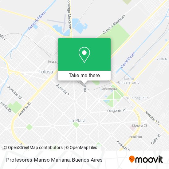 Profesores-Manso Mariana map