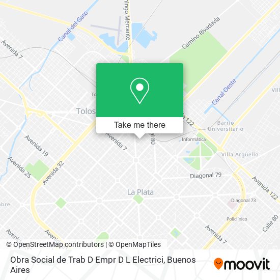 Obra Social de Trab D Empr D L Electrici map