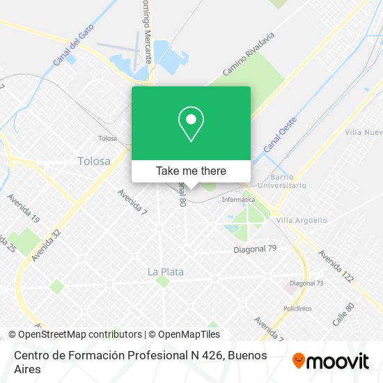 Centro de Formación Profesional N 426 map