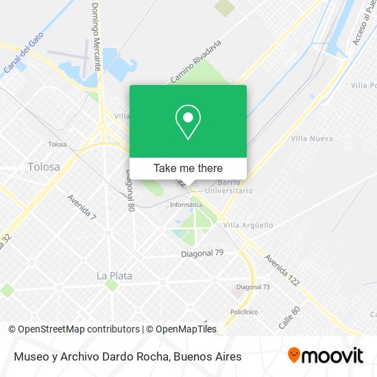 Museo y Archivo Dardo Rocha map