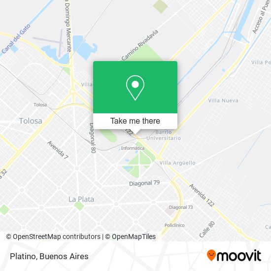 Mapa de Platino