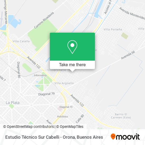 Estudio Técnico Sur Cabelli - Orona map