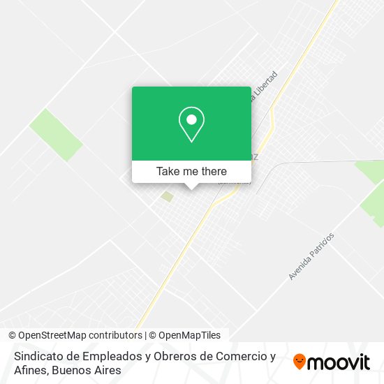 Sindicato de Empleados y Obreros de Comercio y Afines map