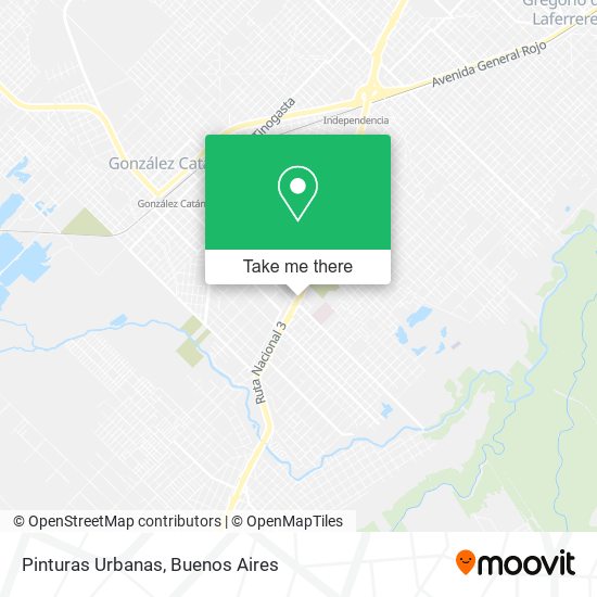 Pinturas Urbanas map