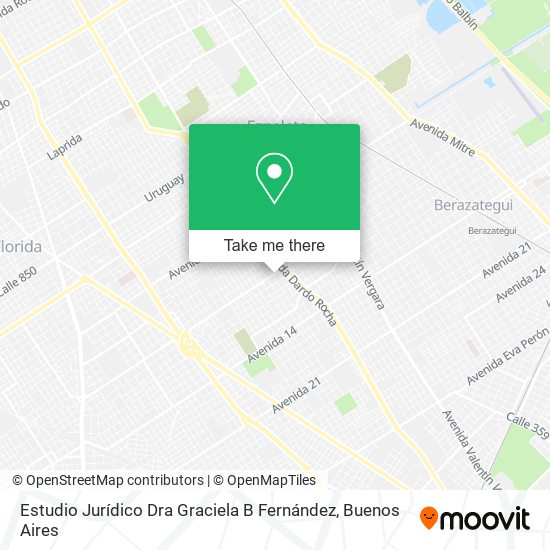Estudio Jurídico Dra Graciela B Fernández map