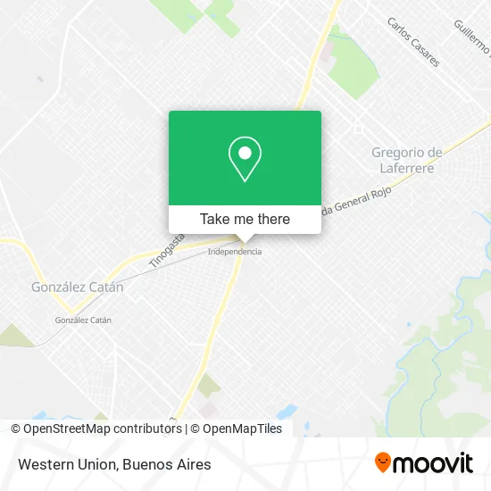 Western Union map