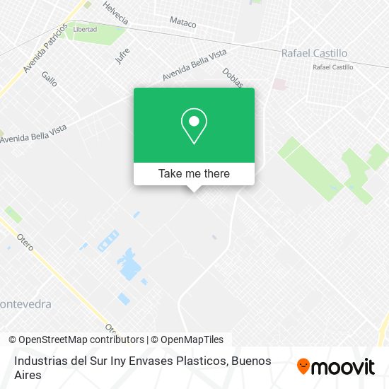 Industrias del Sur Iny Envases Plasticos map