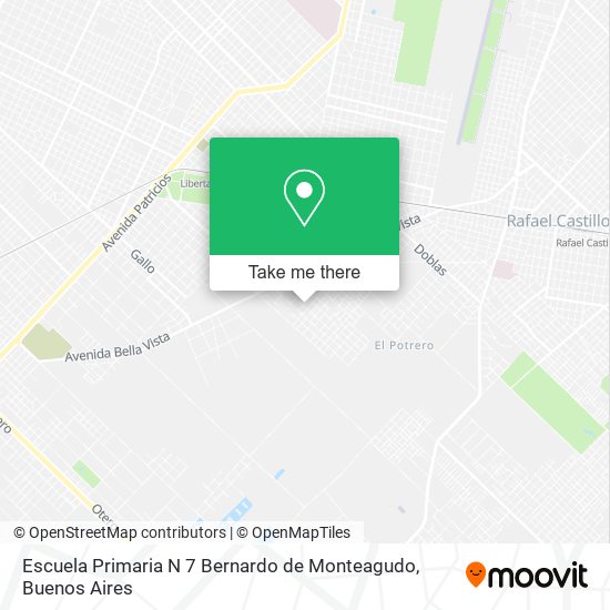 Escuela Primaria N 7 Bernardo de Monteagudo map