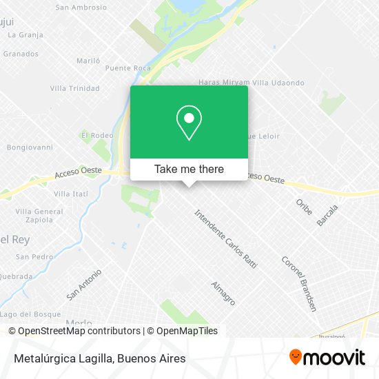 Mapa de Metalúrgica Lagilla