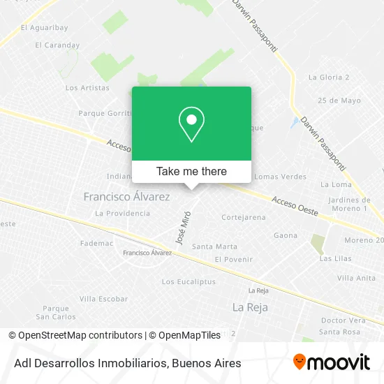 Adl Desarrollos Inmobiliarios map