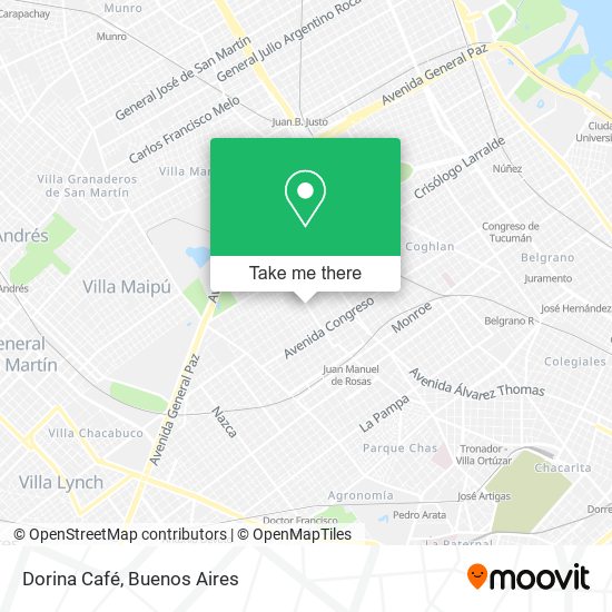 Mapa de Dorina Café