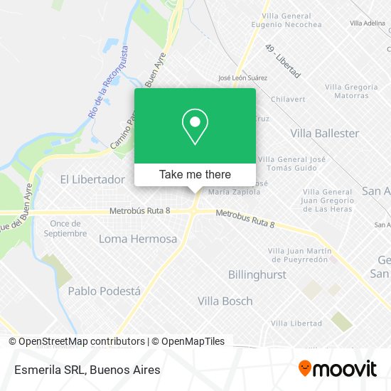 Esmerila SRL map