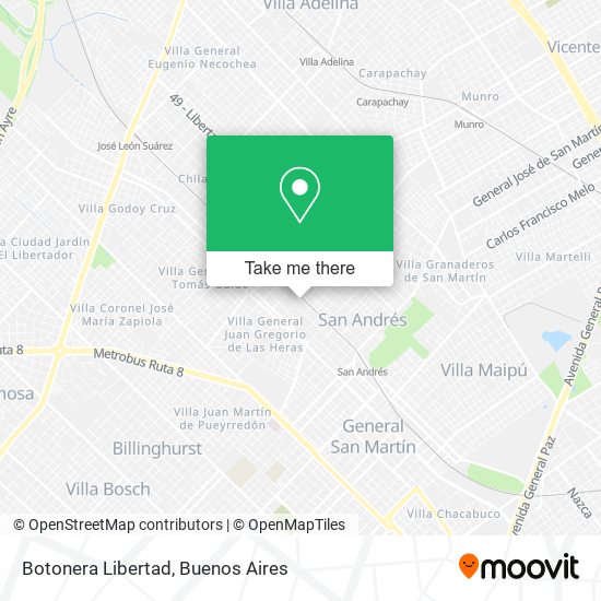 Botonera Libertad map