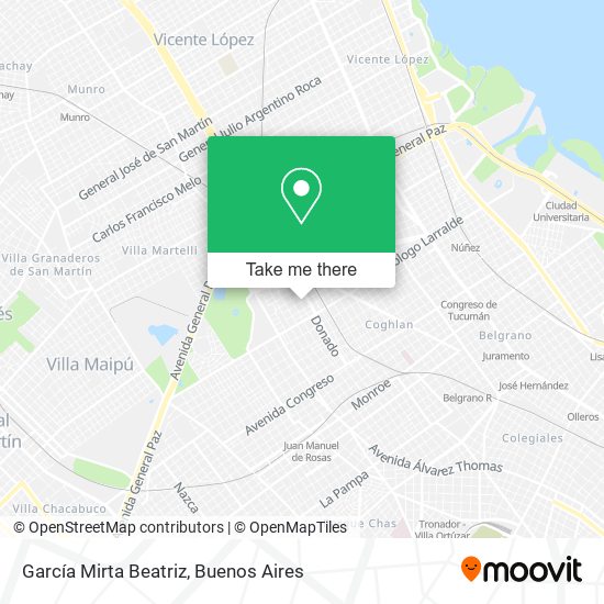 Mapa de García Mirta Beatriz