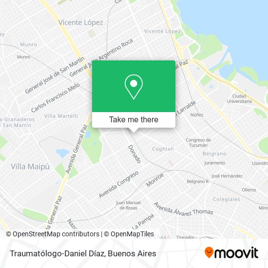 Traumatólogo-Daniel Díaz map