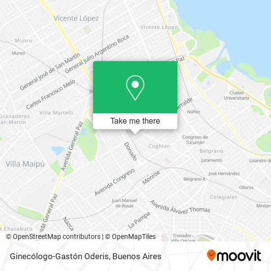 Ginecólogo-Gastón Oderis map