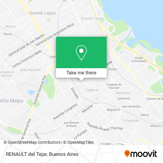 Mapa de RENAULT del Tejar