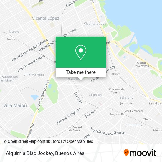 Alquimia Disc Jockey map