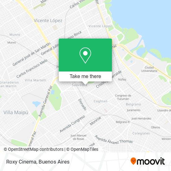 Roxy Cinema map