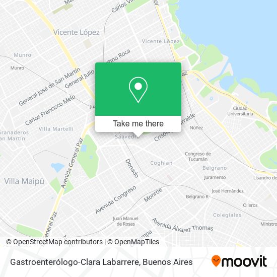 Mapa de Gastroenterólogo-Clara Labarrere