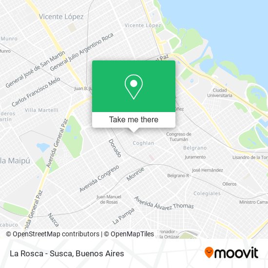 Mapa de La Rosca - Susca