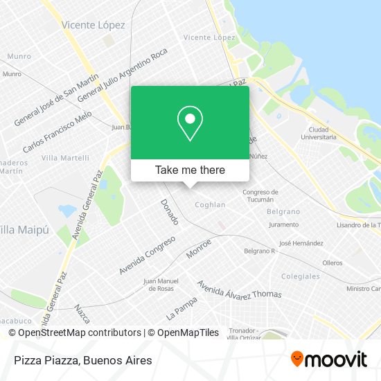 Mapa de Pizza Piazza