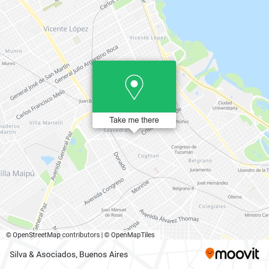 Silva & Asociados map