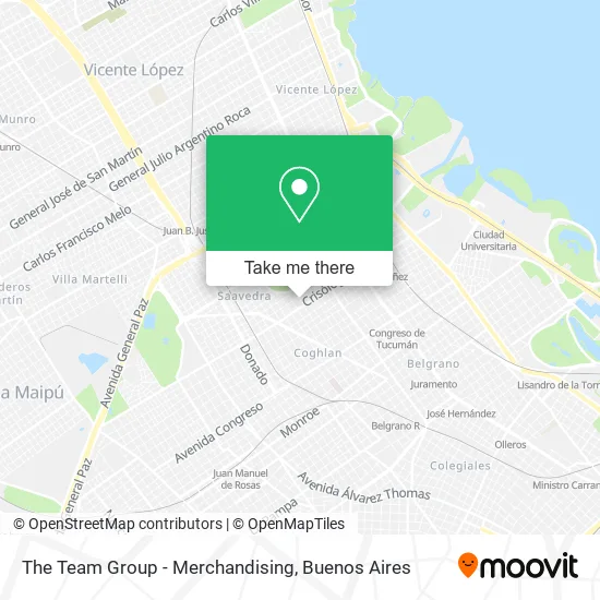 The Team Group - Merchandising map