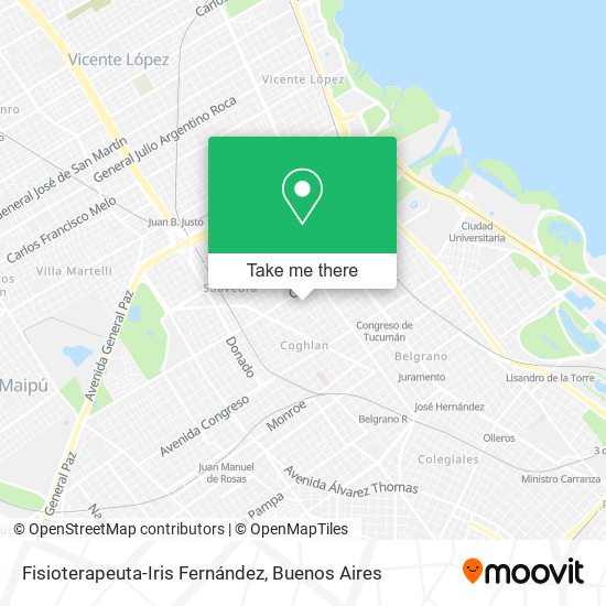 Fisioterapeuta-Iris Fernández map