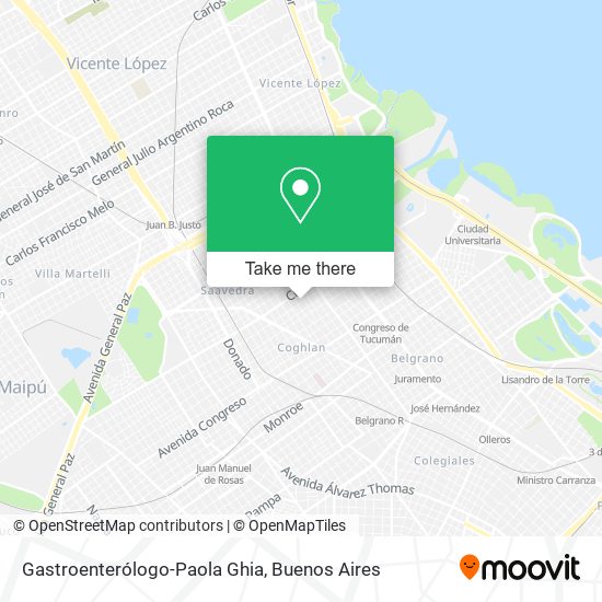 Gastroenterólogo-Paola Ghia map