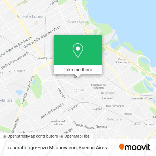 Traumatólogo-Enzo Milonovanou map
