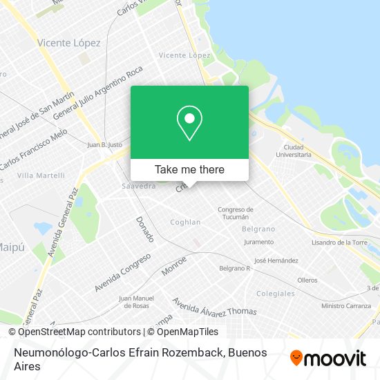 Mapa de Neumonólogo-Carlos Efrain Rozemback