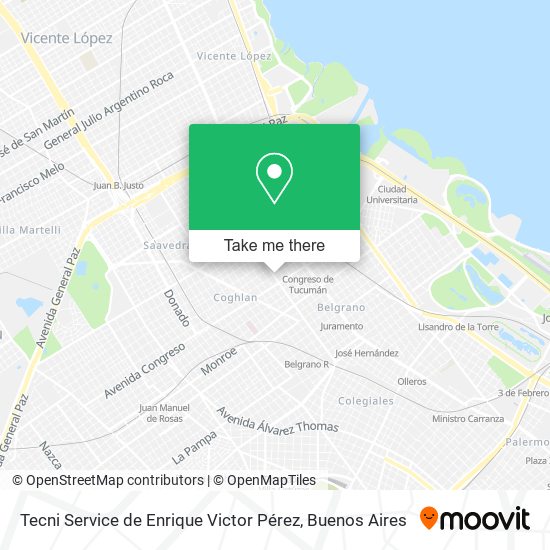 Tecni Service de Enrique Victor Pérez map