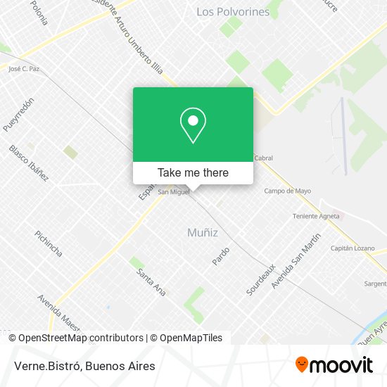Mapa de Verne.Bistró