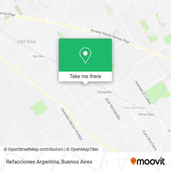 Mapa de Refacciones Argentina