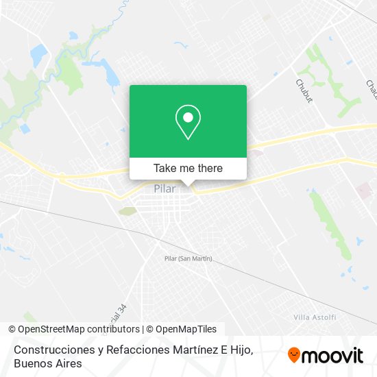 Mapa de Construcciones y Refacciones Martínez E Hijo