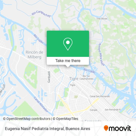 Eugenia Nasif Pediatría Integral map