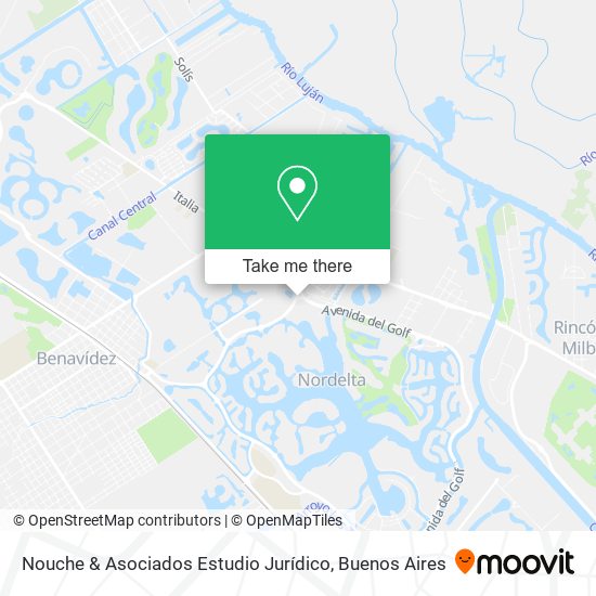 Mapa de Nouche & Asociados Estudio Jurídico