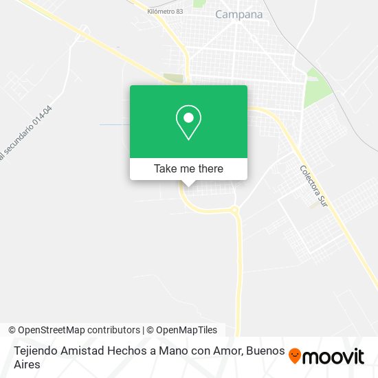 Tejiendo Amistad Hechos a Mano con Amor map