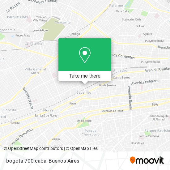 bogota 700  caba map