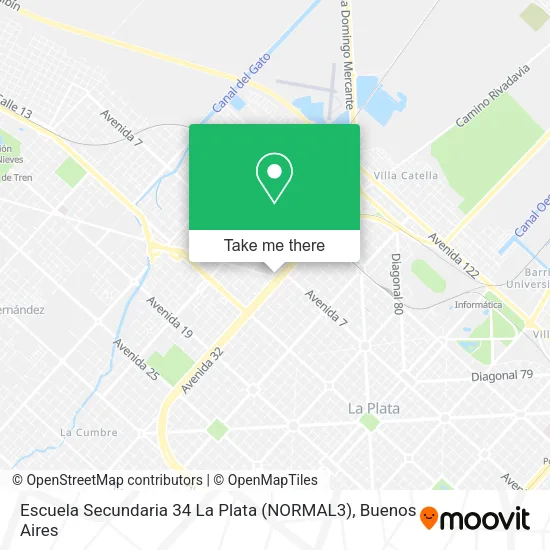 Escuela Secundaria 34 La Plata (NORMAL3) map