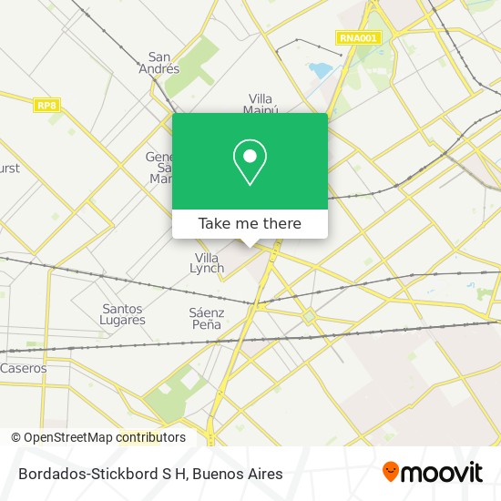 Mapa de Bordados-Stickbord S H