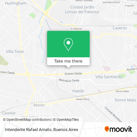 Intendente Rafael Amato map