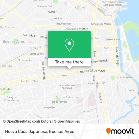 Nueva Casa Japonesa map