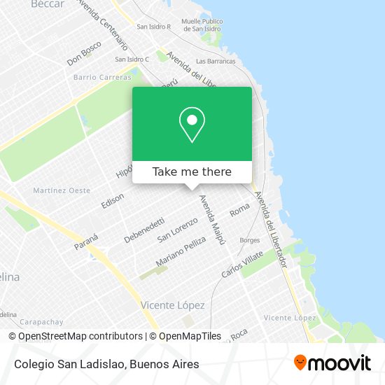 Mapa de Colegio San Ladislao