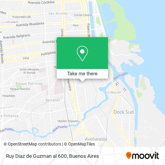 Ruy Diaz de Guzman al 600 map