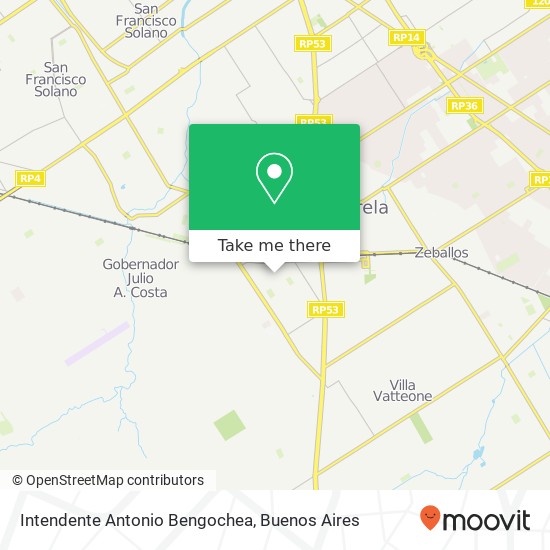 Intendente Antonio Bengochea map