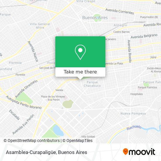 Asamblea-Curapaligüe map