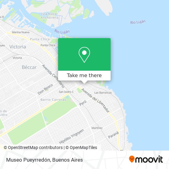 Mapa de Museo Pueyrredón